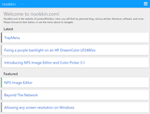 Tablet Screenshot of nookkin.com